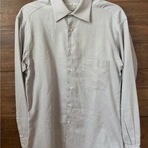 Ermenegildo Zegna Light Gray Dress Shirt
